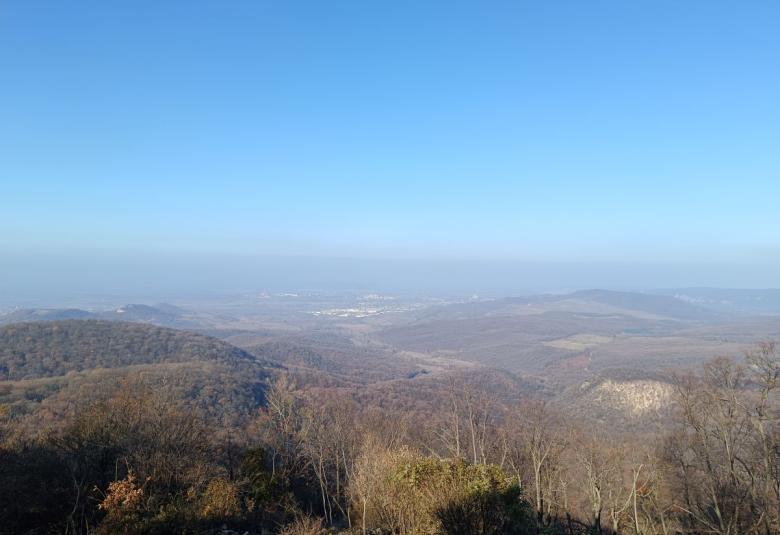Kilátás a Pilistetőről